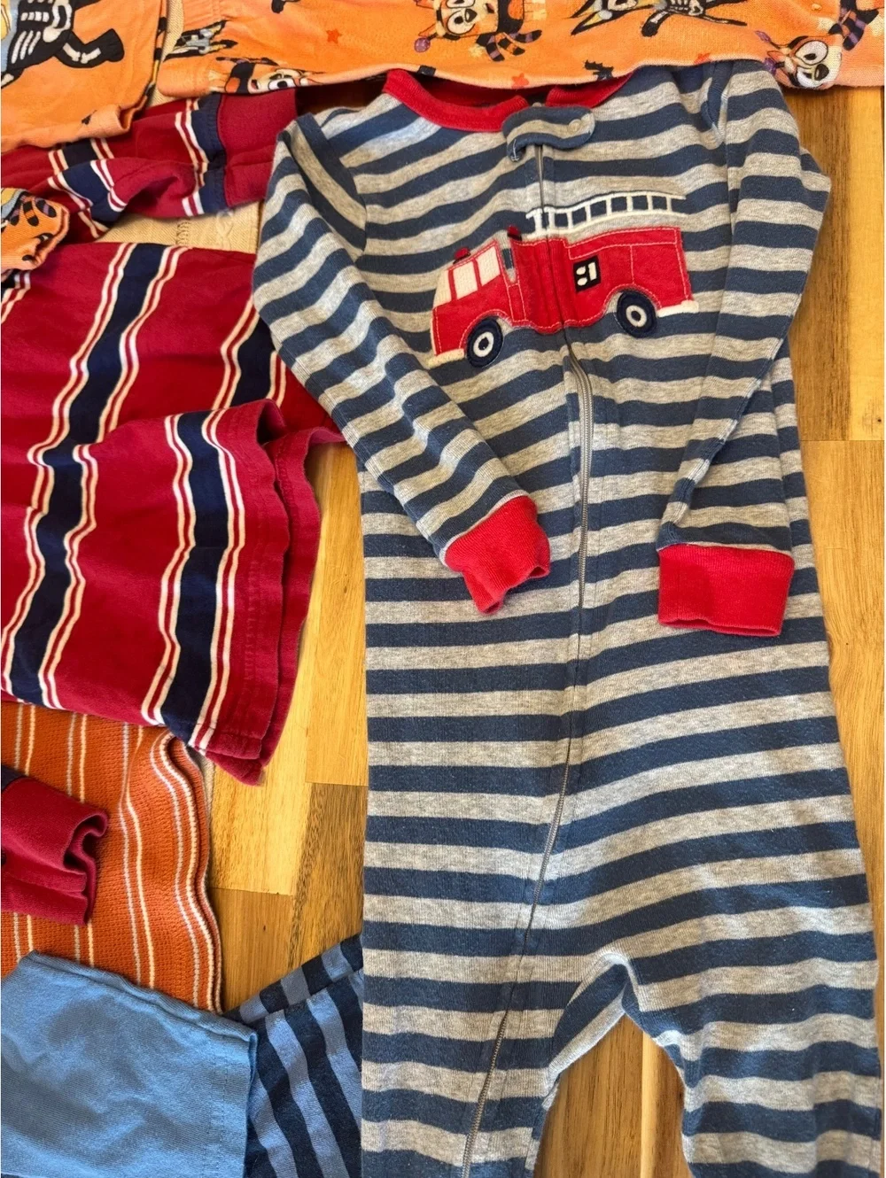 Boys 18-24 Month Fall Winter Clothing Bundle|Bluey Pajamas, and more! | 6 Pieces